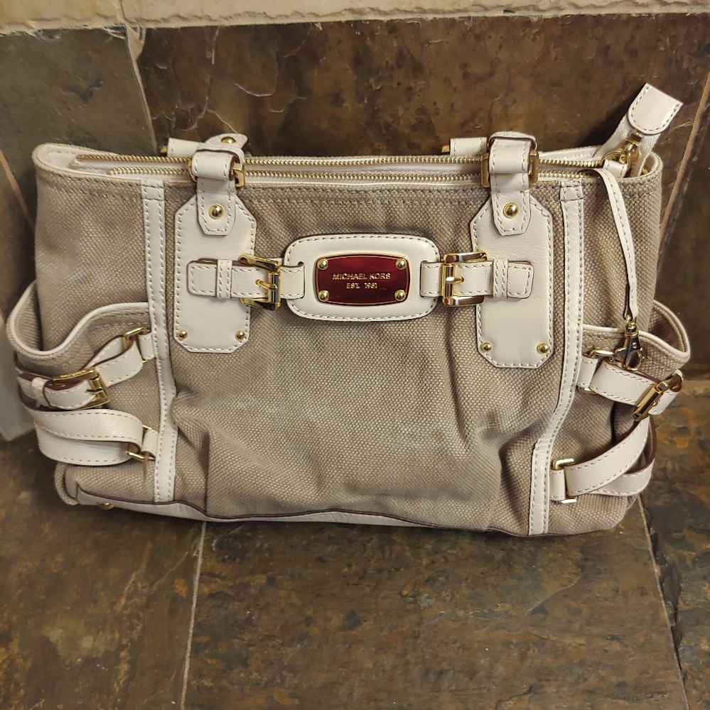 Michael Kors Woven Convertible Shoulder bag